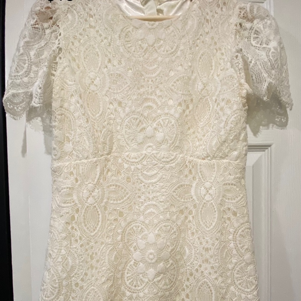 Zara ivory dress